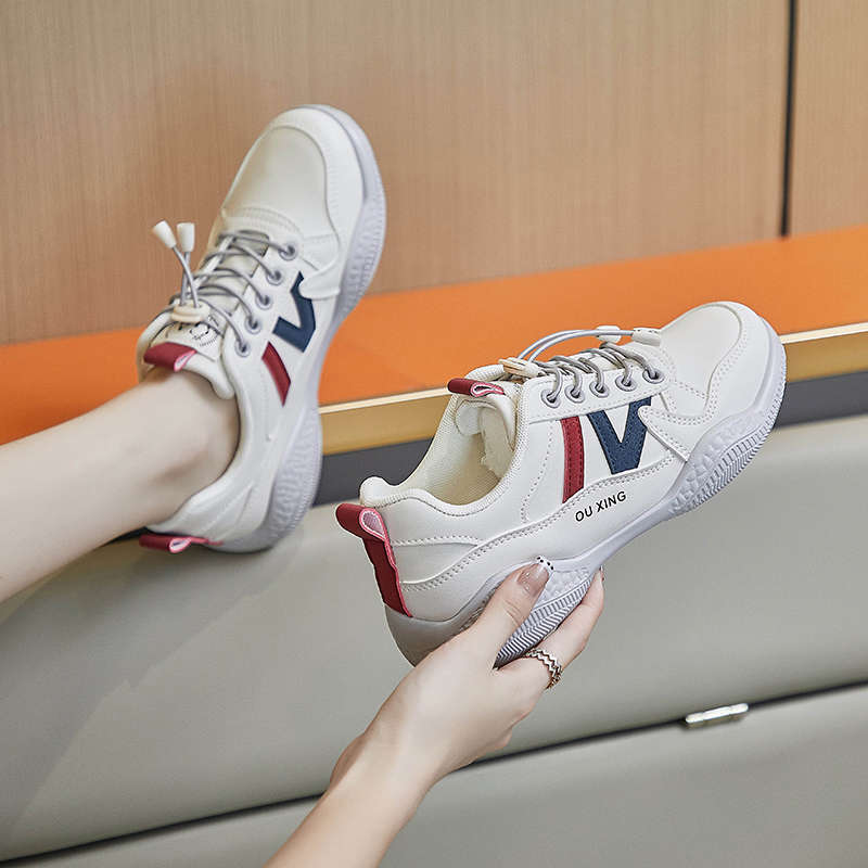 Versatile Student Strap-free Casual Sports Shoes Women's Spring New Women's Shoes Soft Sole Shock Absorption