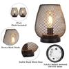 2PCS Simple Design Table Lamp Battery Powered Portable Night Lamp for Restaurant Event Decoration