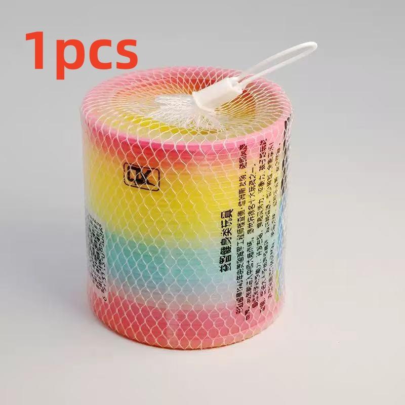 

Rainbow Magnic Spring For Children, Plastic Coil, Educational Toys, Playing In House, Indoor And Outdoor, Party Favors Gifts