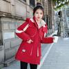 Winter Women  Parka Coat Thickened Warm Workwear Cotton Jacket Fashion Outwear