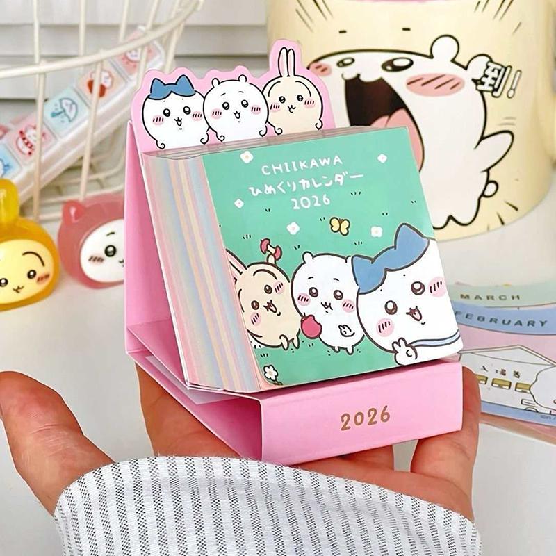 2026 Cute Mini Simple Desk Calendar Creative Calendar For Desktop Decoration Office Stationery