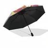 1 Stück Outdoor-Schirm mit niedlichen Anime-Charakteren - Automatisches Öffnen/Schließen, Tragbares 3-fach faltbares Design, 8-Speichen-Eisenrahmen - Perfektes Geschenk für Fans, Tr