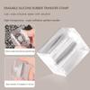 3Pack Transparent Silicone Nail Art Stampers For Precise Pattern Transfer And Easy Alignment