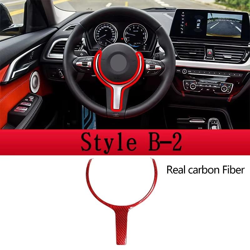 For BMW 3 4 Series F30 F31 F32 F35 2013-2019 Real Carbon Fiber Car Console Gear Shift Panel Decoration Cover Trim Stickers