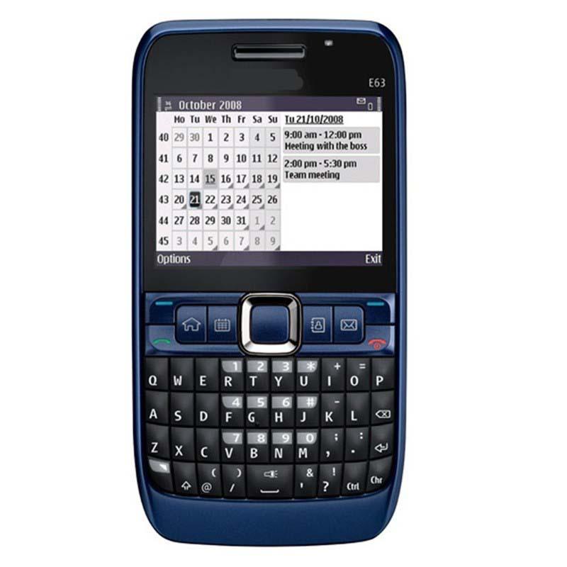 

E63 Нерозумний 3G мобільний телефон для літніх людей та студентів Dark Blue - without WiFi