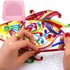 Ručne vyrobený papierový skladací remeselný mriežkový vodiaci papier papierový quilling ručne vyrobený remeselný DIY papierový quilling nástroj DIY remeselný nástroj