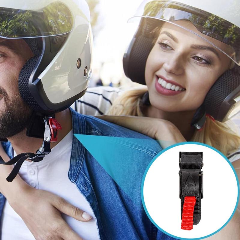 Flexible Motorcycle Helmet Metal Buckles Bike Helmet Clip Chin Strap Bicycle Safety Helmets Buckle Scooter Bicycle Accessories