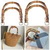 DIY Gebogener Bambus Handtaschengriff Kunststoff Retro Taschengiff Handhebel Verbinderschnalle Taschenteile & Zubehör