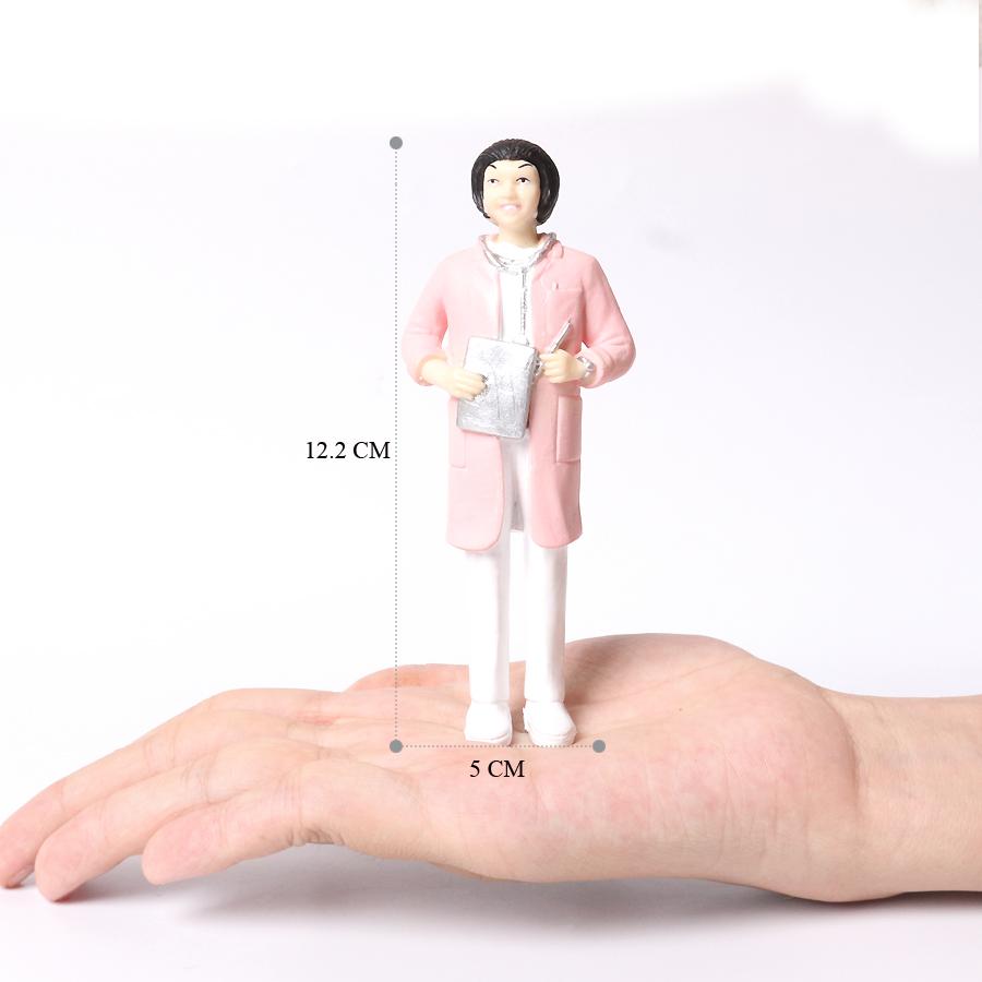 People Miniature Figures Blue collar White collar Firefighter Police Doctor Soldier Fireman Chef Teacher Action Figure Kids toys
