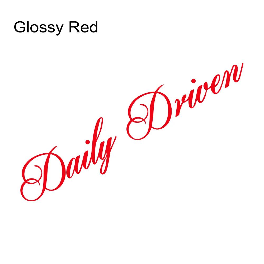 Daily Driven Car Windshield Banner Graphics Sticker Racing Stripes Vinyl Decal Car Truck Body Window DIY Decoration Accessories