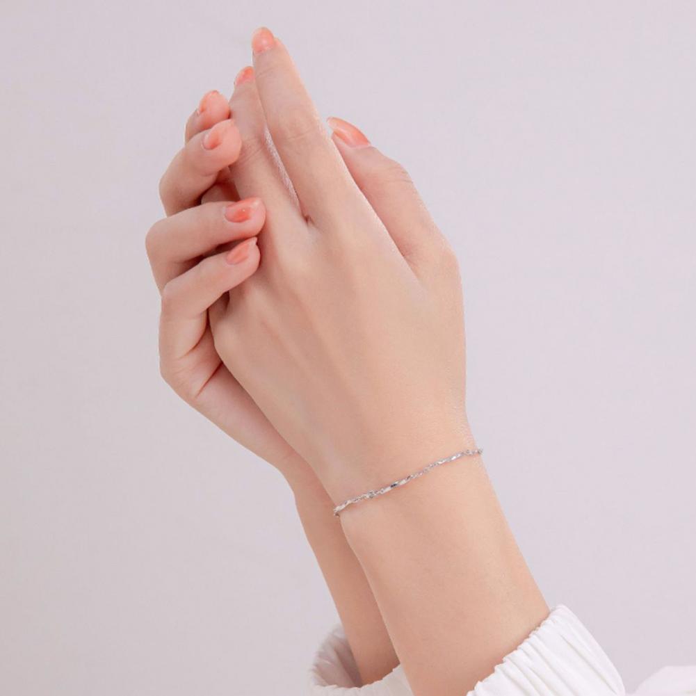 Adjustable Size Bracelet Adjustable Size Couple Bracelets Simple Style Lightweight Wrist Jewelry for Unisex Love Gift with Extended Chain