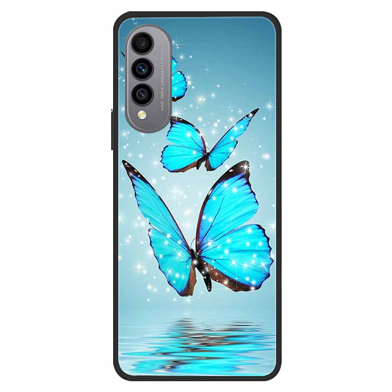 For WIKO T50 Case T 50 Soft silicone TPU Back Cover For Wiko T50 W-P861-01 W-P861-02 Phone Case WikoT50 Black Protective Painted