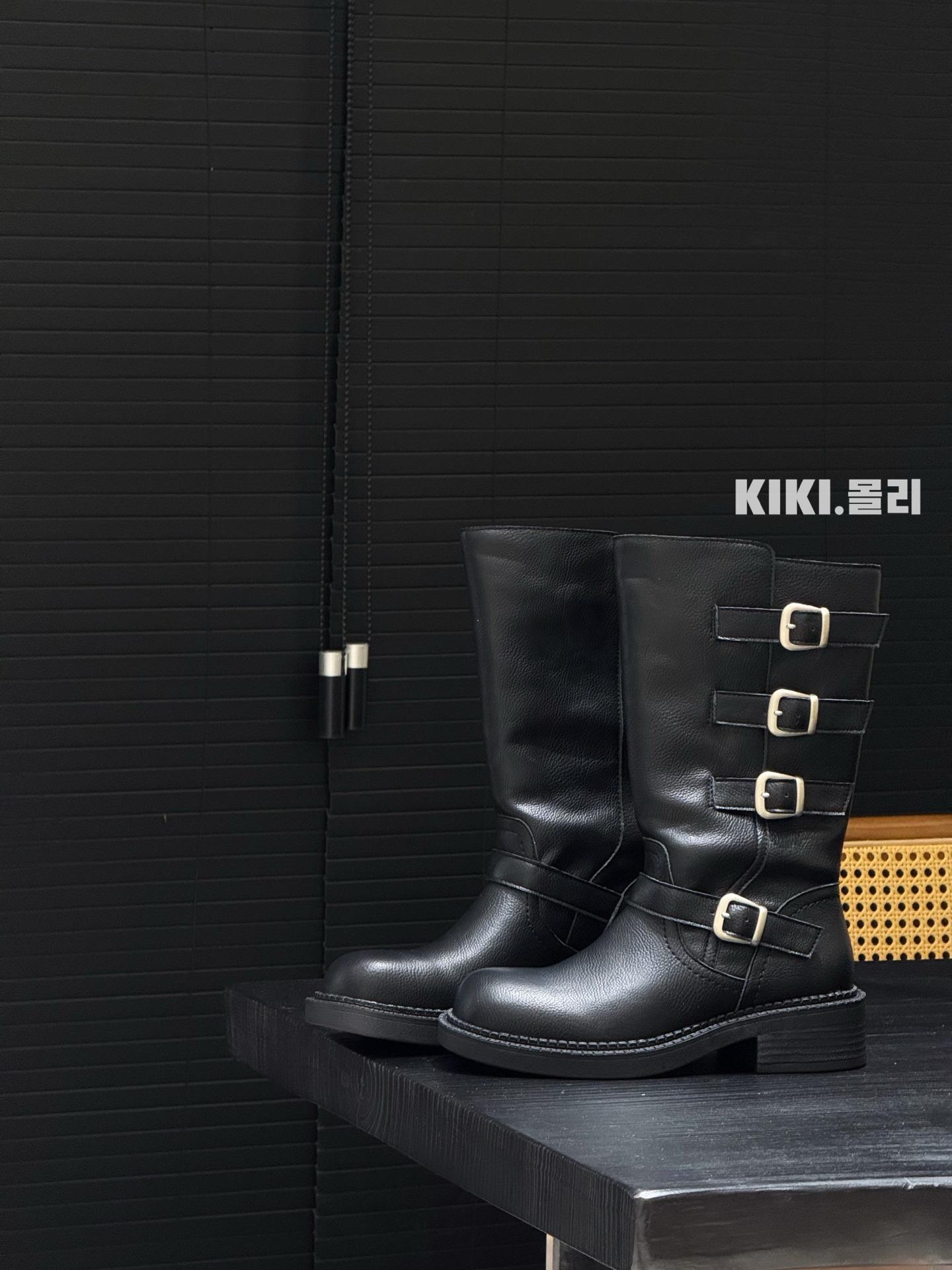 

Ретро ботинки с пряжками 2025 ранняя осень новые на толстой подошве из мягкой кожи ботинки-локомотивы ботинки-рыцари кожаные с увеличением роста ботинки Мартин женские 39 чёрный