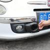 For Fiat 500 2011-2015 ABS Car Front Bumper Front Fog Lamp Bezel Trim Grille Fog Lights Cover Trim Sticker Auto Accessoreis