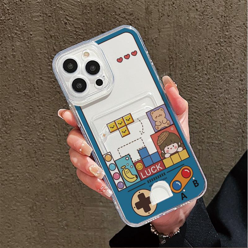 

Силиконовый чехол-карман для карт для Xiaomi Redmi Note 12 13 Pro Oppo A38 A58 A78 Vivo Y21 Y22 Samsung A54 A24 Чехол Прозрачный бампер для телефона Vivo Y02S/Y16 (4G)/Y56 (5G)