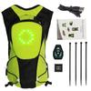 5L Cycling Backpack Luminous LED Turn Signal Reflective Safety Night Riding Running Camping USB Rechargeable Outdoor Waterproof Bag