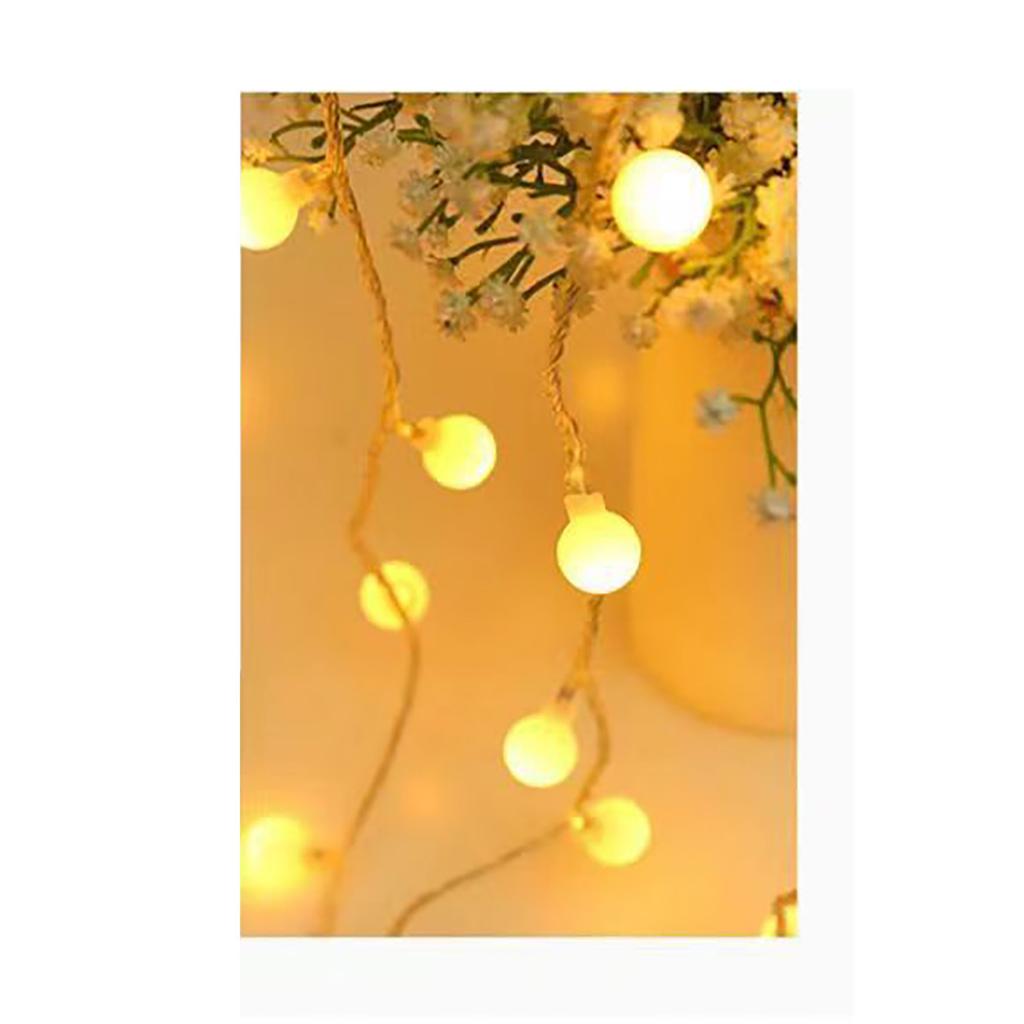 Fairy Lights 10 LED 4.9ft String Lights Battery Powered Warm Lighting Steady On Wire Lights for Outdoor Party Camping