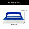 3 Pack Handheld Pool Scrub Brush for Efficient Cleaning of Swimming Pool Steps Corners and Shower Tiles