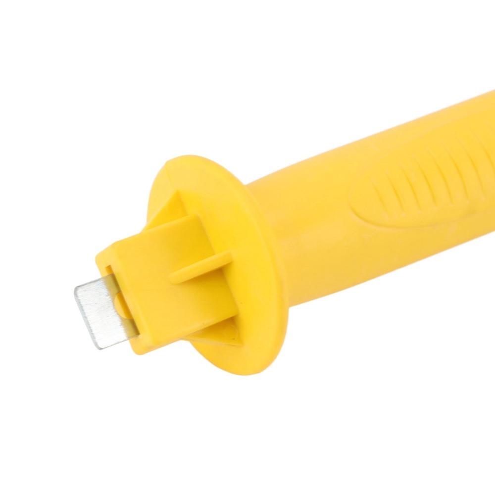 Yellow Electric Fence Handle PE Insulated Fence Grip Durable Gate Grip Bar  Livestock Fence