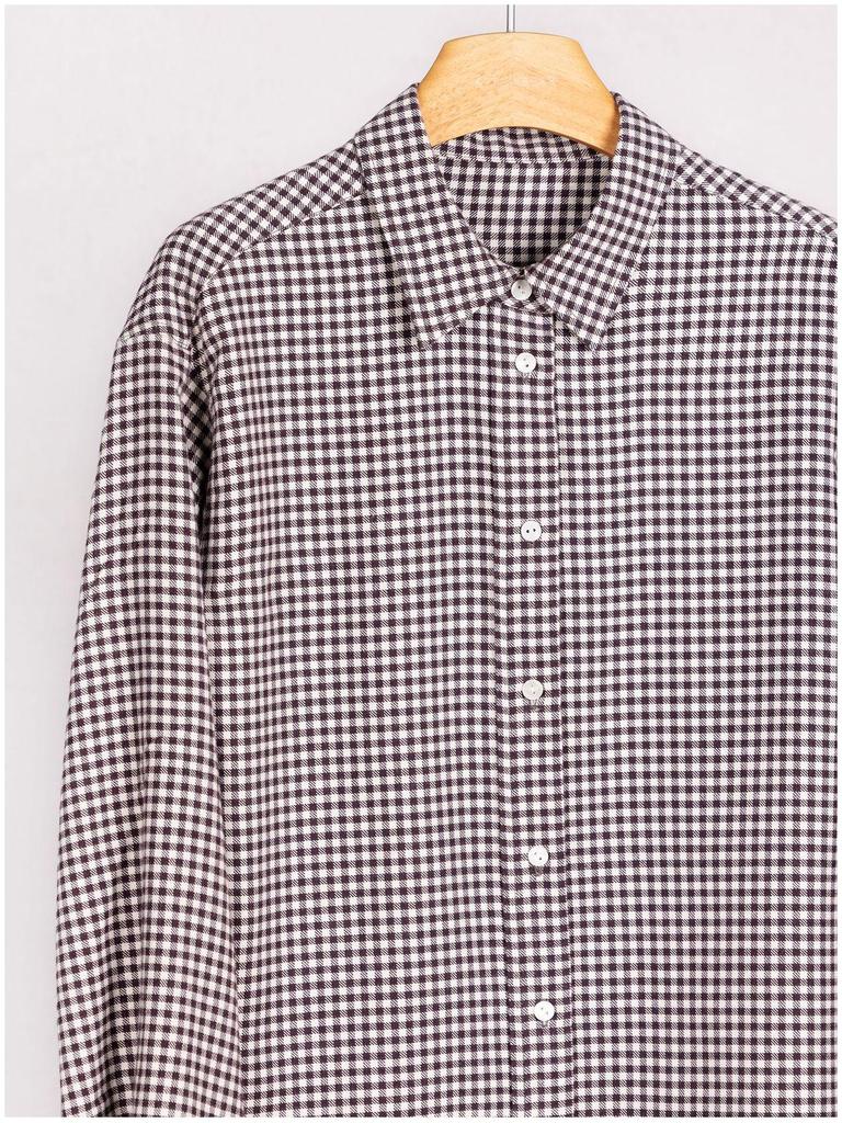 2025 New Women's Korean-Style Plaid Brushed Shirt - Loose Fit