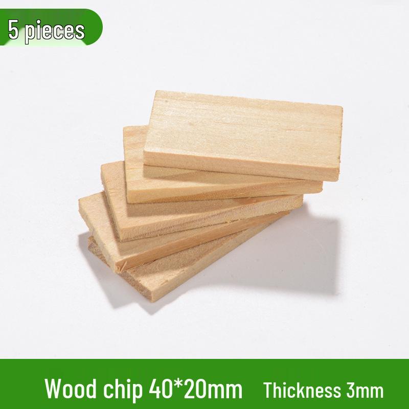 Paulowniahout Strips voor 3D Modelbouw en Blokhut Constructie