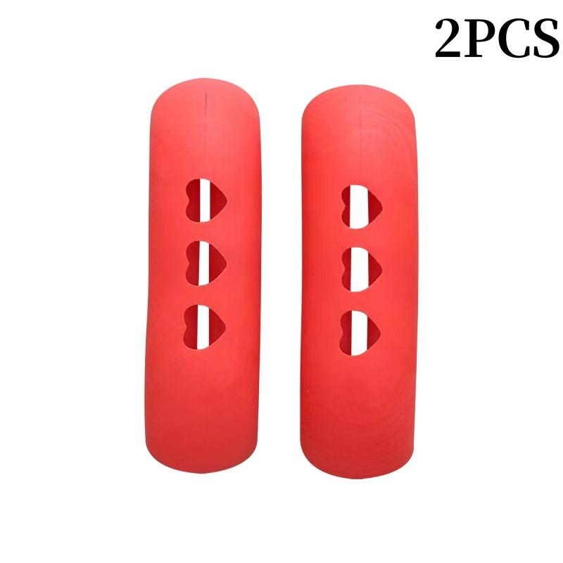 2/4Pcs Silicone Pan Handle Cover Heat Insulation Covers Pot Ear Clip Non-slip Steamer Casserole Pan Handle Holder Kitchen Tools