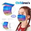 Children's Disposable Tie-dye Starry-sky Printed Mask Disposable Face Mask Ear Loop Mask 10PCS