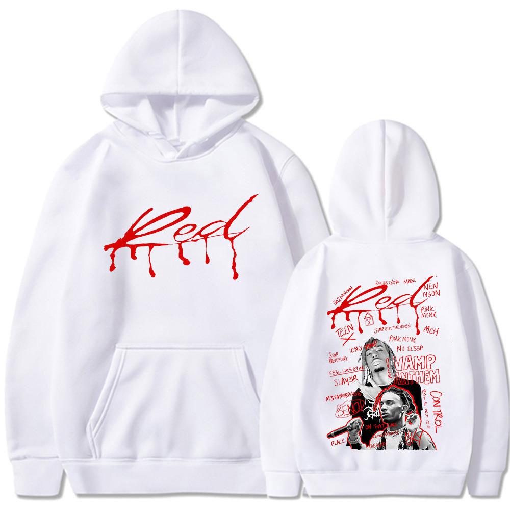 Rapper Playboi Carti Whole Lotta Red Hoodies Opium Ken Carson Narcissist Gothic Hooded Sweatshirt Mens Women Oversized Pullovers