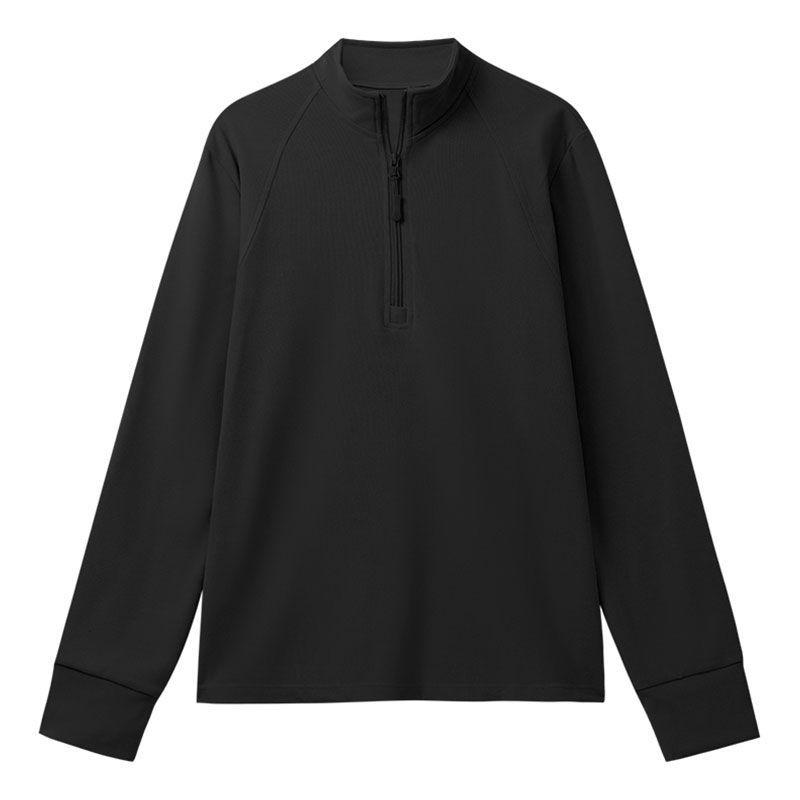 European Style Women's Stand Collar Fleece Pullover: Slimming, Versatile, Long Sleeve for Spring, Autumn, and Winter.