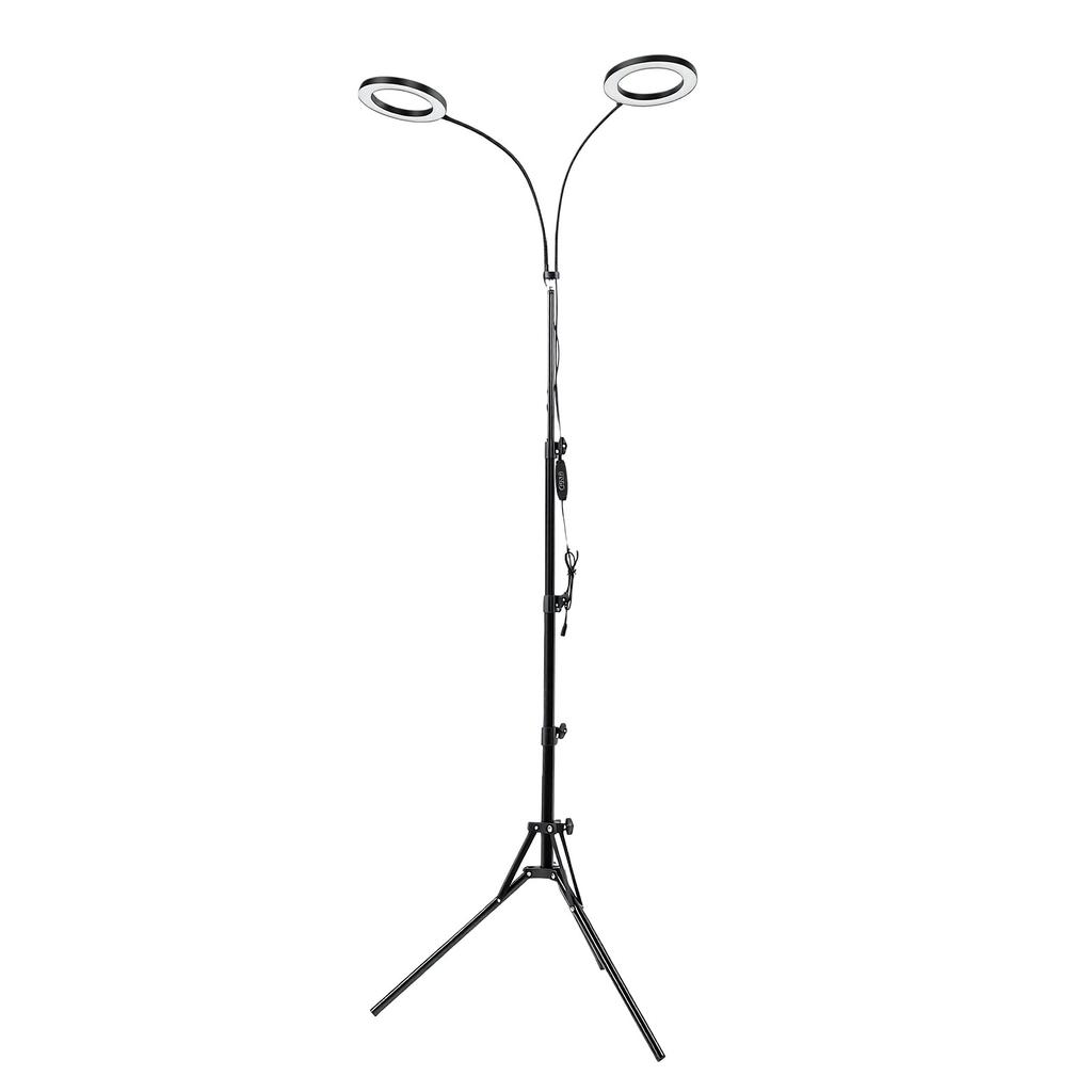 Indoor Plant Growing Light Telescopic Tripod Stand LED Plant Light with 3 Timing Modes 6 Brightness Levels for Indoor Plant
