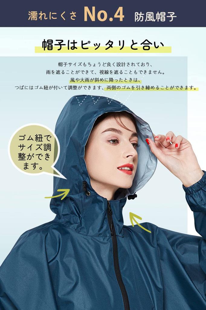 Rain Gear for Bicycles and Raincoat for Women and Rain Poncho for Wide and for Commuting To Work or Unisex [NeroPoke] Raincoat, Backpacks, Men,