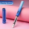 Zhengzi Student Fountain Pen - Iridium Gold 0.5mm Nib, 0.38mm Replaceable Ink Capsule, Steel Construction