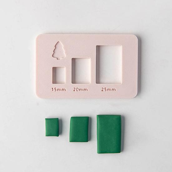 1/3Pcs Christmas Tree Mold Holiday-Themed Design Small Tree Mold Earrings Pendants Mold