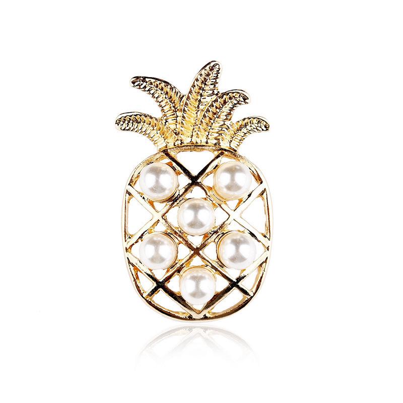 Spilla Corona di Perle e Strass di Cristallo Coreano - Spilla Versatile per Sciarpe da Donna con Spedizione Gratuita