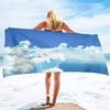 Serviettes de Plage Sky pour Adultes et Serviettes de Piscine Absorbantes en Velours avec Serviette de Plage Légère à Séchage Rapide Serviette de Natation d'Été