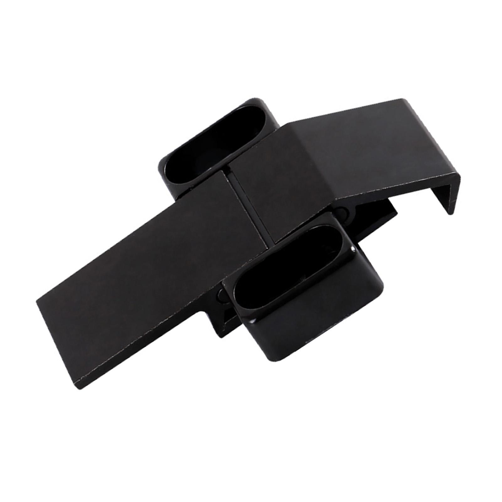 

Засов для двери из алюминиевого сплава, черный, дверная защелка, замок для двери распределительной коробки, крепежные аксессуары для рамы, простая установка