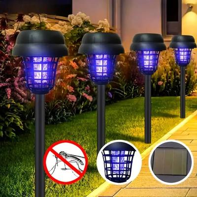 Solar Powered Outdoor Mosquito Killers With Lighting Suitable For Indoor And Outdoor Use In Gardens And Yards