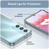 For Samsung Galaxy A25 5G (Global) (161.0 x 76.5 x 8.3mm) Clear Phone Case Fingerprint-free Phone Cover (Big Rear Lens Hole)