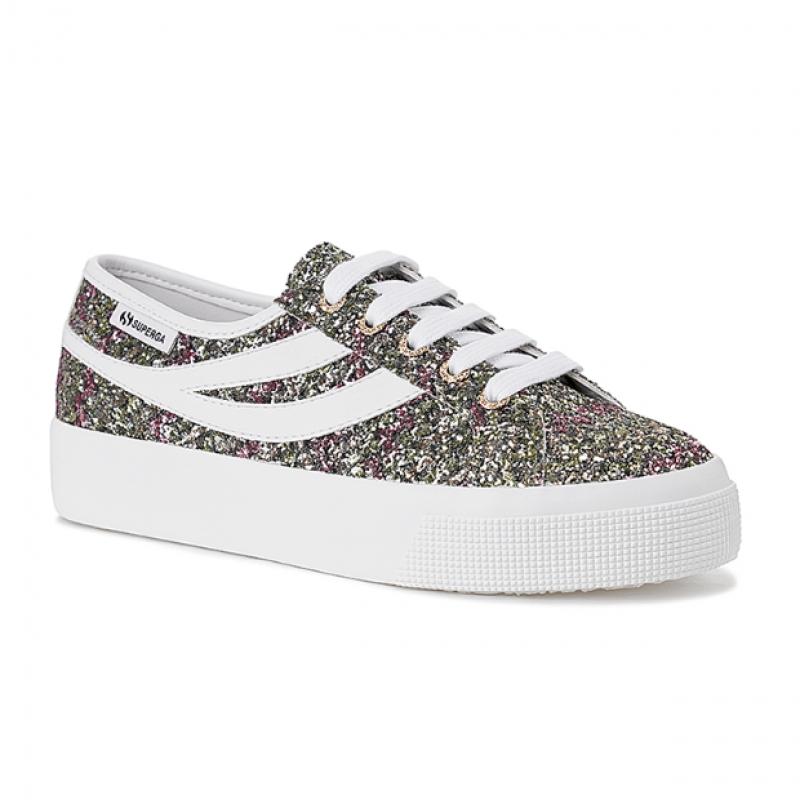 Superga 2730 Swallowtail Glitter Platinum S3114jwa0f
