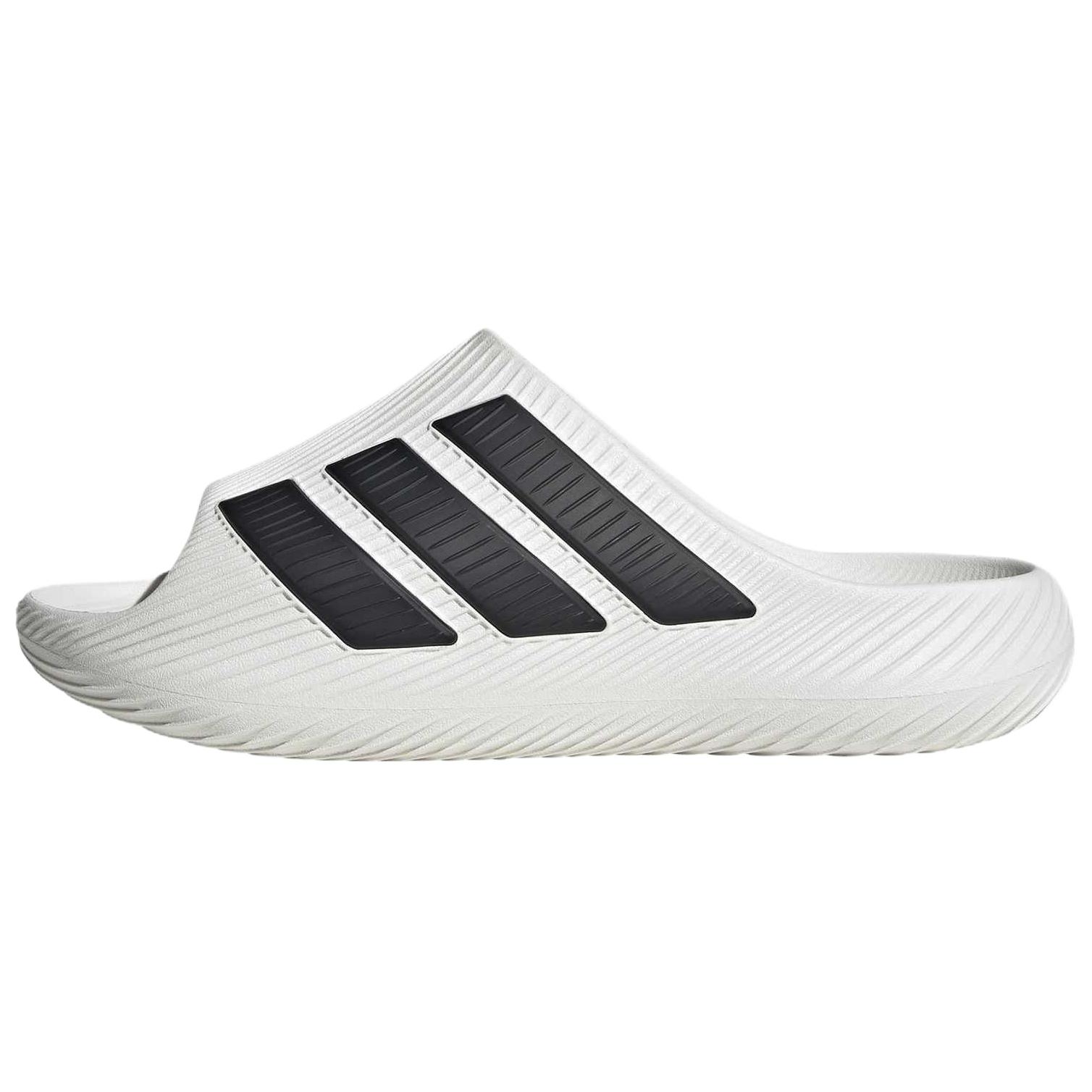 Adidas Purechill Comfortable Slide Sandals Unisex Footwear White Black KI0054 40⅔