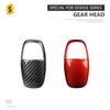 Carbon Fiber Car Interior Accessories Car Gear Shift Cover for Dodge Charger Interior Carbon Fiber