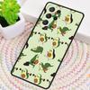 Lovely Fruit Avocado Silicone Phone Case For Samsung Galaxy Note 10 Pro S26 S25 S24 S23 S22 S21 Plus S25Ultra Capa Cover