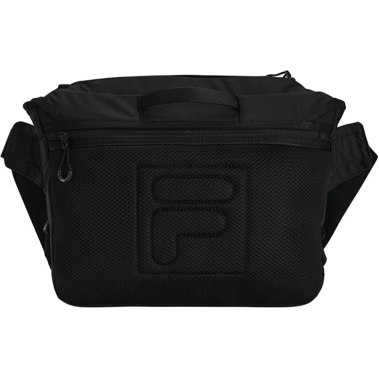New FILA Fabric Crossbody Bags Mini Unisex Black A13M531101F