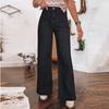 Women's Retro High Waist Wide Leg Straight Street Wide Leg Jeans