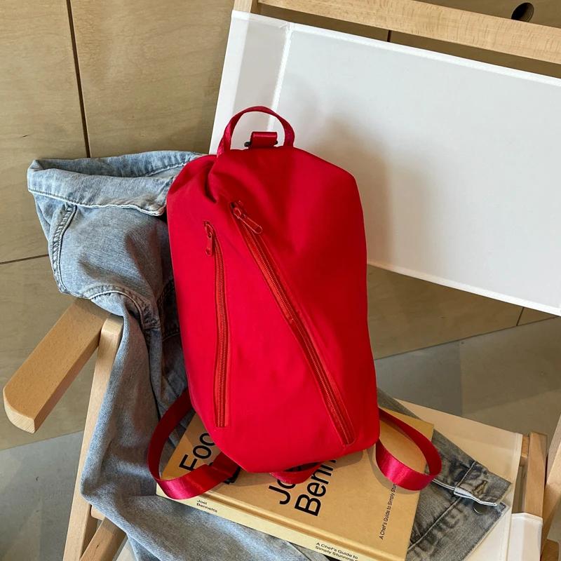 Zipper Solid Nylon Large Capacity Women's Handbags 2026 High Quality Large Capacity Bags Sweet Casual Crossbody Bags for Women