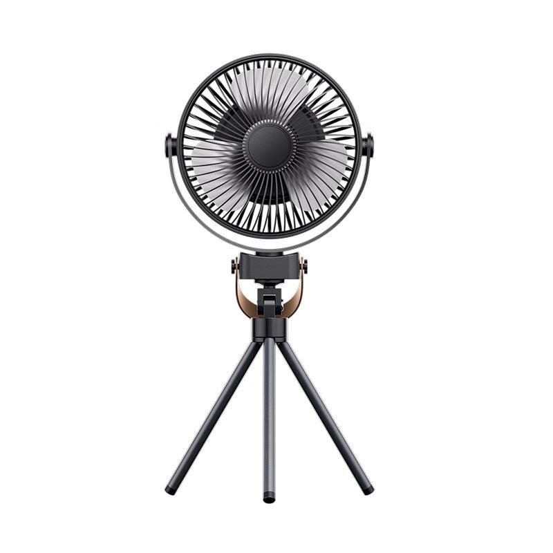 Portable Camping USB Fan with Tripod and Night Light