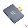 2 In 1 Type-C USB3.0 Hub Docking Station Male Type-C Computer Splitter Female 10Gbps For Laptop O9B4