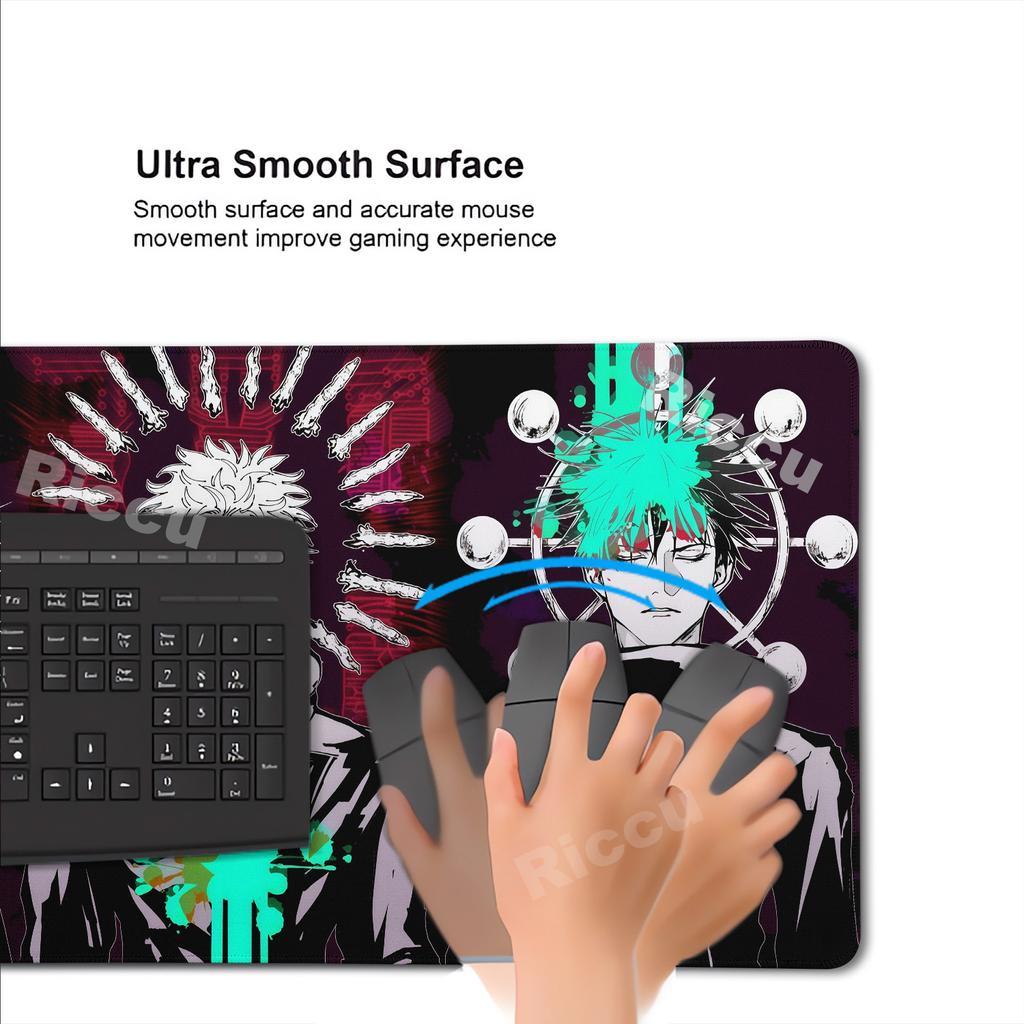 HD XXL Ryomen Sukuna 400x900mm Black Anime Jujutsu Kaisen Mouse Pad Gojo Satoru MousePad Computer Gaming PC Accessories Desk Mat