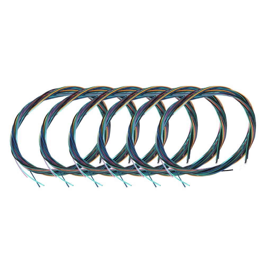 Colorful Nylon Guitar String Replacement High Improved Sound Guitar Guitar Supplies 6-String Set, Strings, Elasticity, Quality, Accessories,
