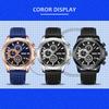 Relogio Masculino MEGIR Ny Sport Chronograph Silikon Herreklokker Toppmerke Luksus Quartz Clock Vanntett Big Dial Watch Herre